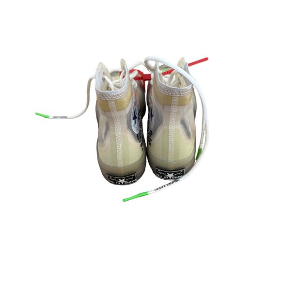 Off White x Converse Chuck Taylor - The Ten Vulcanized Sneakers in White - Picture 6 of 7